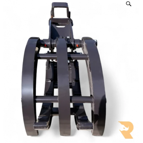 Accessorio Pinza tronchi per miniescavatore Rinoceros 15q - 20q eng